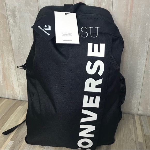 Converse Speed 2 Men’s  Backpack Black AUTHENTIC - Picture 5 of 9